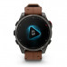 Смарт годинник Garmin Fenix ​​8 Pro Amoled 47 мм Sapphire Titanium Carbon Gray DLC із каштановим шкіряним ремінцем (010-03198-40)