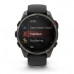 Смарт годинник Garmin Fenix ​​8 Pro Amoled 47 мм Sapphire Carbon Grey DLC Titanium із силіконовим чорно-сірим ремінцем (010-03198-01)