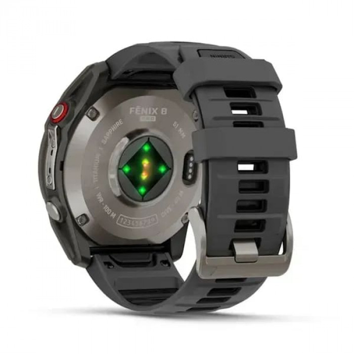 Garmin Fenix ​​8 PRO 51 мм AMOLED Titanium з графітово-чорним
