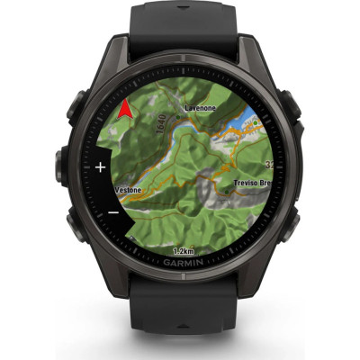 Смарт годинник Garmin Fenix 8 43mm AMOLED Sapphire Carbon Gray DLC Tit. з Black/Pebble Gray S. Band (010-02903-21) Смарт годинник Garmin Fenix 8 43mm AMOLED Sapphire Carbon Gray DLC Tit. з Black/Pebble Gray S. Band (010-02903-21)