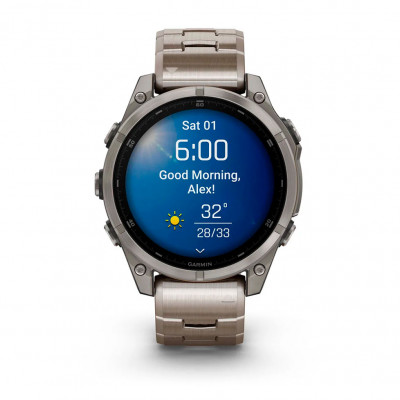 Смарт годинник Garmin Fenix 8 Amoled 47 мм Sapphire Titanium with titanium bracelet (010-02904-40) Смарт годинник Garmin Fenix 8 Amoled 47 мм Sapphire Titanium with titanium bracelet (010-02904-40)