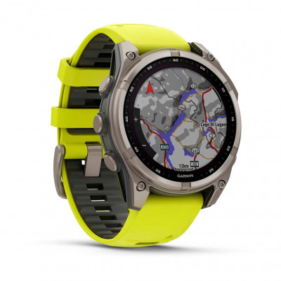 Смарт часы Garmin Fenix 8 Solar 47 мм Sapphire Titanium with Amp Yellow and Graphite Silicone Band (010-02906-21) Смарт часы Garmin Fenix 8 Solar 47 мм Sapphire Titanium with Amp Yellow and Graphite Silicone Band (010-02906-21)