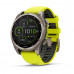Смарт часы Garmin Fenix 8 Solar 47 мм Sapphire Titanium with Amp Yellow and Graphite Silicone Band (010-02906-21)