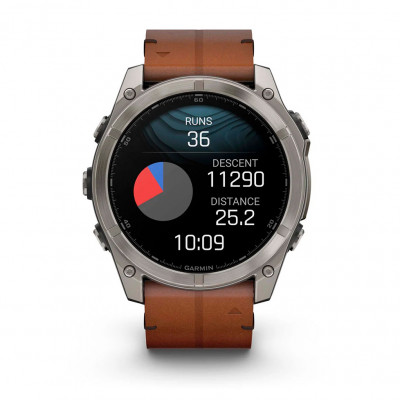 Смарт часы Fenix 8 51mm AMOLED Sapphire Titanium with Chestnut Leather Band (010-02905-40) Смарт часы Fenix 8 51mm AMOLED Sapphire Titanium with Chestnut Leather Band (010-02905-40)