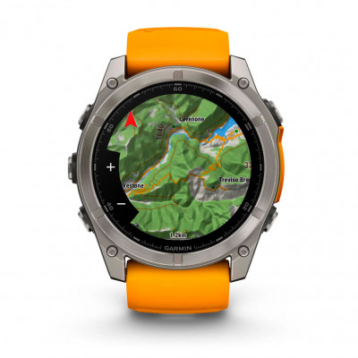 Смарт годинник Fenix 8 51mm AMOLED Sapphire Titanium with Spark orange/graphite silicone band (010-02905-11) Смарт годинник Fenix 8 51mm AMOLED Sapphire Titanium with Spark orange/graphite silicone band (010-02905-11)
