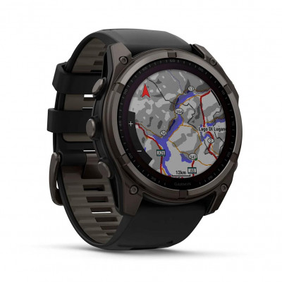 Смарт годинник Garmin Fenix 8 Solar 51 мм Sapphire Carbon Gray Dlc Titanium With Black and Pebble Gray Silicone Band (010-02907-11) Смарт годинник Garmin Fenix 8 Solar 51 мм Sapphire Carbon Gray Dlc Titanium With Black and Pebble Gray Silicone Band (010-02907-11)
