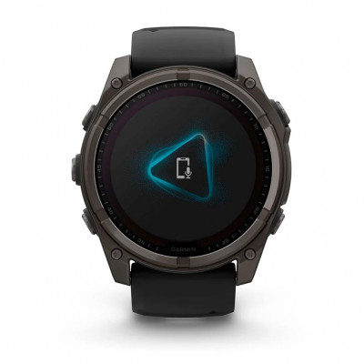 Смарт годинник Garmin Fenix 8 Solar 51 мм Sapphire Carbon Gray Dlc Titanium With Black and Pebble Gray Silicone Band (010-02907-11) Смарт годинник Garmin Fenix 8 Solar 51 мм Sapphire Carbon Gray Dlc Titanium With Black and Pebble Gray Silicone Band (010-02907-11)