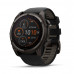 Смарт годинник Garmin Fenix 8 Solar 51 мм Sapphire Carbon Gray Dlc Titanium With Black and Pebble Gray Silicone Band (010-02907-11)