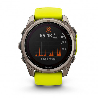 Смарт часы Garmin Fenix 8 Solar 51 мм Sapphire Titanium With An Amp Yellow and Graphite Silicone Band (010-02907-21) Смарт часы Garmin Fenix 8 Solar 51 мм Sapphire Titanium With An Amp Yellow and Graphite Silicone Band (010-02907-21)