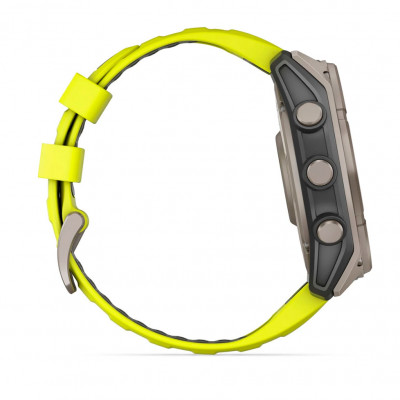 Смарт часы Garmin Fenix 8 Solar 51 мм Sapphire Titanium With An Amp Yellow and Graphite Silicone Band (010-02907-21) Смарт часы Garmin Fenix 8 Solar 51 мм Sapphire Titanium With An Amp Yellow and Graphite Silicone Band (010-02907-21)