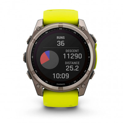 Смарт часы Garmin Fenix 8 Solar 51 мм Sapphire Titanium With An Amp Yellow and Graphite Silicone Band (010-02907-21) Смарт часы Garmin Fenix 8 Solar 51 мм Sapphire Titanium With An Amp Yellow and Graphite Silicone Band (010-02907-21)