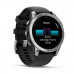 Смарт годинник Garmin Fenix E 47 мм Stainless Steel with Black Silicone Band (010-03025-00)