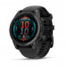 Смарт годинник Garmin Fenix E 47 мм AMOLED Slate Gray Steel with Black Silicone Band (010-03025-01)