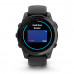 Смарт годинник Garmin Fenix E 47 мм AMOLED Slate Gray Steel with Black Silicone Band (010-03025-01)